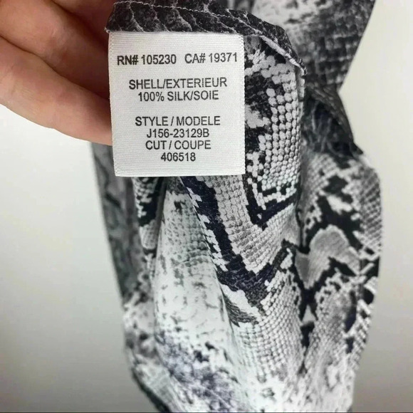 Joie 100% Silk Snake Print Racerback Tank Small​​ - Picture 11 of 14